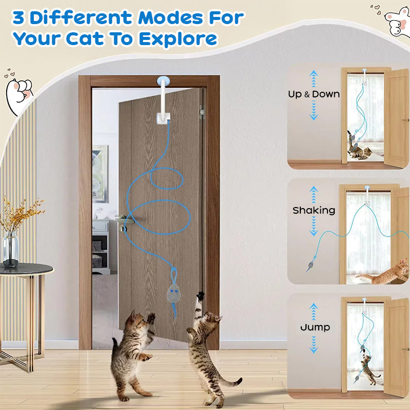 Interactive Electric Cat Toy - Door-Hanging