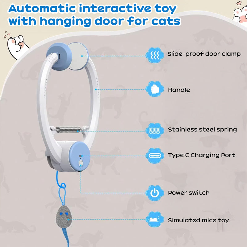 Interactive Electric Cat Toy - Door-Hanging
